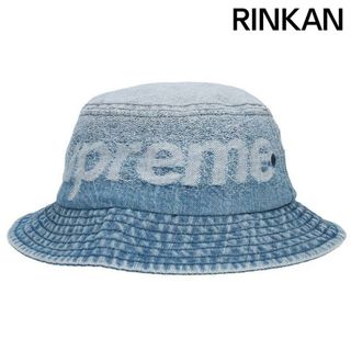 シュプリーム(Supreme)のシュプリーム  22SS  Fade Jacquard Denim Crusher ロゴジャカードデニムバケットハット メンズ S/M(ハット)