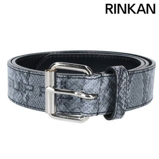 シュプリーム ×ナイキ NIKE  21SS  Snakeskin Belt スネーク総柄ロゴベルト メンズ