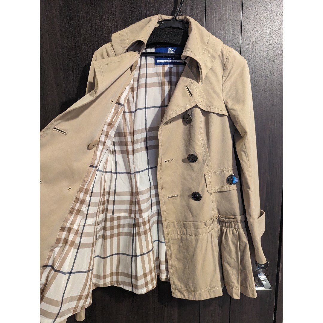 BURBERRY BLUE LABEL(バーバリーブルーレーベル)のバーバリーブルーレーベル【BURBERRY】36  春コート レディースのジャケット/アウター(トレンチコート)の商品写真