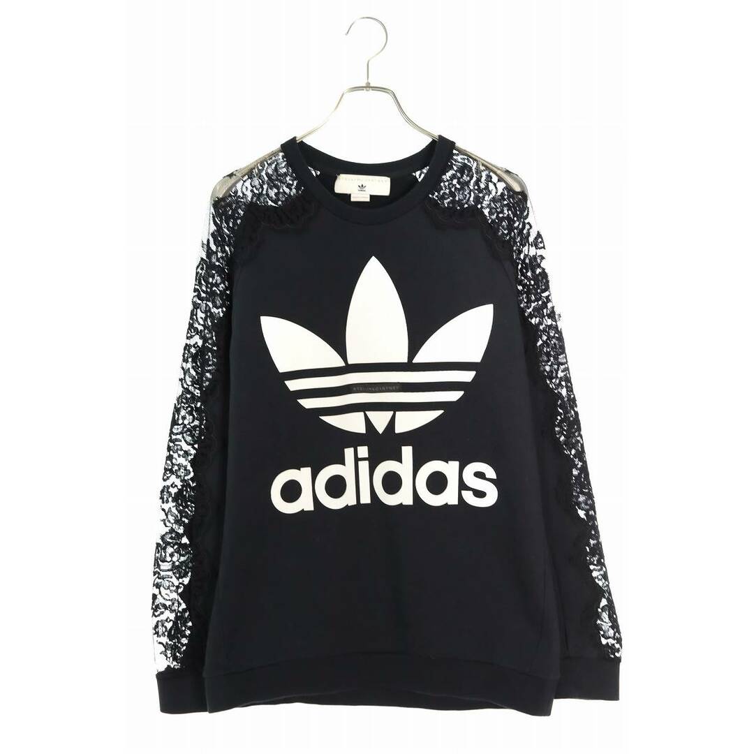 adidas by Stella McCartney(アディダスバイステラマッカートニー)のアディダスバイステラマッカートニー  536026 SLW42 レース切替ロゴプリントスウェット レディース M レディースのトップス(トレーナー/スウェット)の商品写真