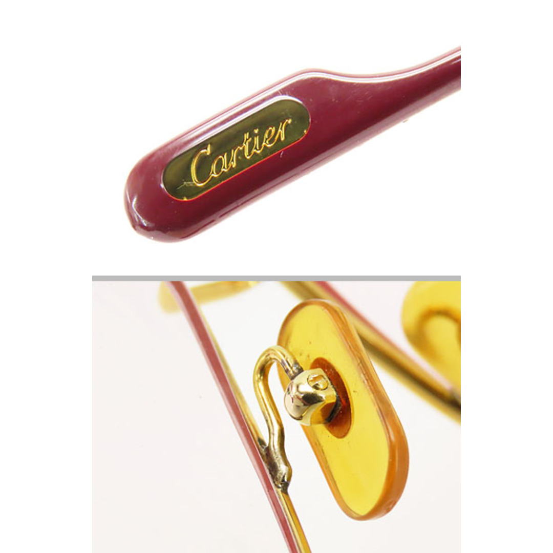 Cartier(カルティエ)の美品カルティエトリニティヴィンテージティアドロップメガネ眼鏡フレー レディースのファッション小物(サングラス/メガネ)の商品写真