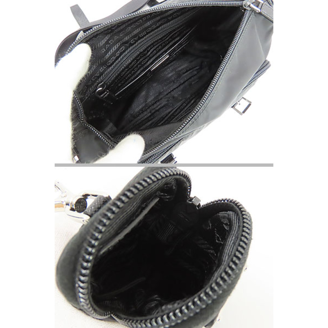 PRADA(プラダ)の未使用プラダリナイロン斜め掛けショルダーバッグメッセンジャーバッグポー メンズのバッグ(ショルダーバッグ)の商品写真