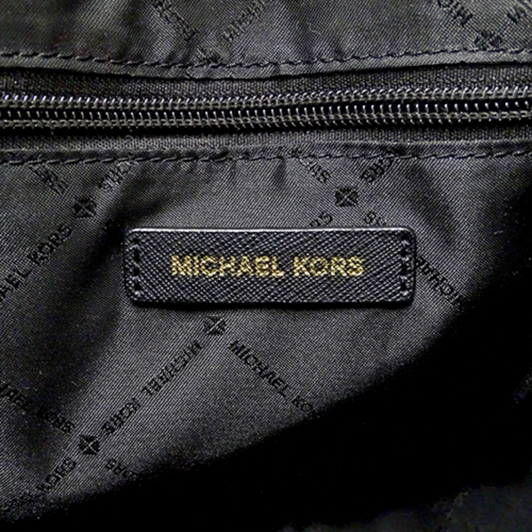 Michael Kors(マイケルコース)のマイケル コース Michael Kors バッグ レディース ブランド ハンドバッグ ブラック 黒 ロゴ コンパクト おしゃれ かわいい おでかけ 【中古】 レディースのバッグ(ハンドバッグ)の商品写真