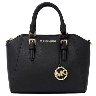 マイケルコース(Michael Kors)のマイケル コース Michael Kors バッグ レディース ブランド ハンドバッグ ブラック 黒 ロゴ コンパクト おしゃれ かわいい おでかけ 【中古】(ハンドバッグ)