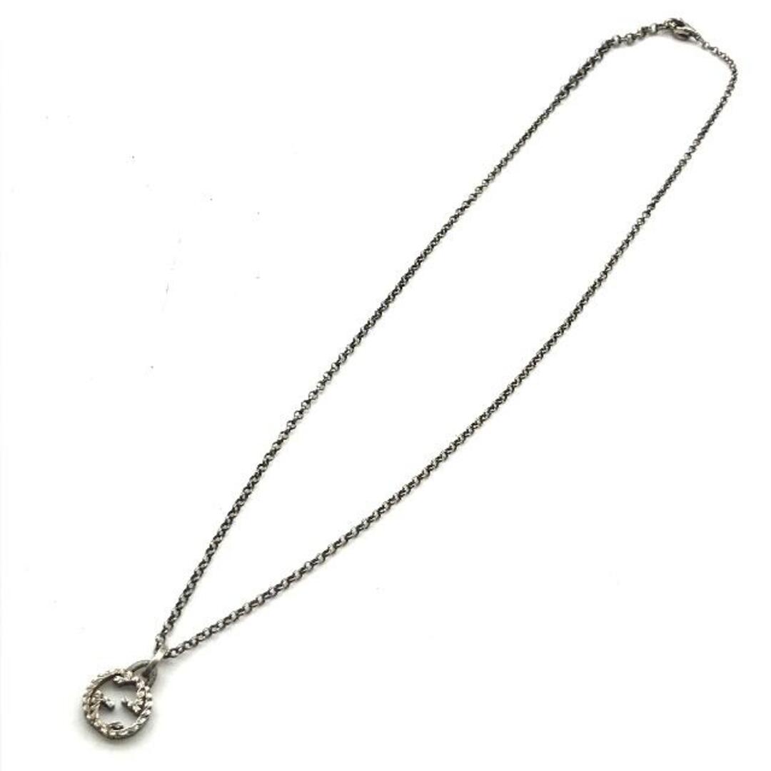 美品 GUCCI グッチ GG ロゴ ネックレス Ag 925 シルバー m2622m 美品 GUCCI グッチ GG ロゴ ネックレス Ag 925 シルバー m2622m