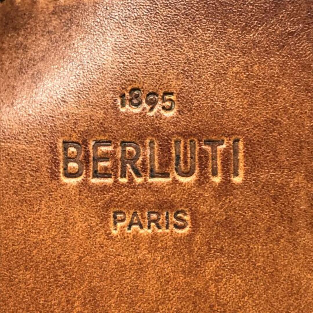 Berluti(ベルルッティ)のBERLUTI ベルルッティ カリグラフィ レザー トート ハンド バッグ ブラウン k977 メンズのバッグ(トートバッグ)の商品写真