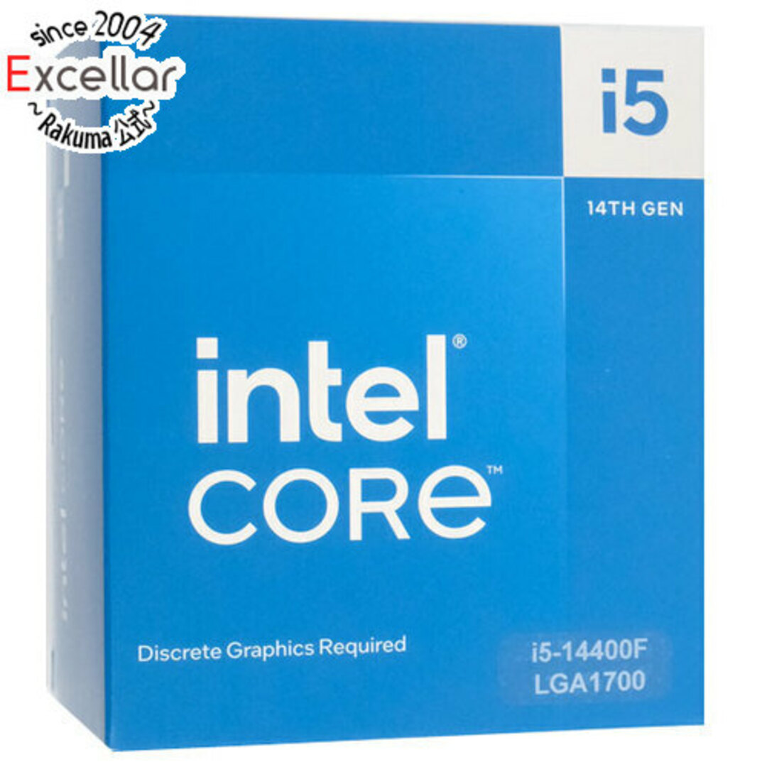 intel(インテル)のCore i5 14400F 2.5GHz 20MB LGA1700 SRN47 スマホ/家電/カメラのPC/タブレット(PCパーツ)の商品写真