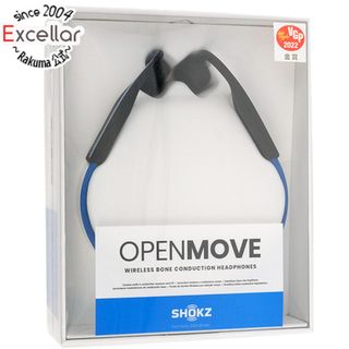 アフターショックス(AFTERSHOKZ)のShokz　骨伝導ワイヤレスヘッドホン OpenMove　AFT-SP-000097　ブルー(ヘッドフォン/イヤフォン)