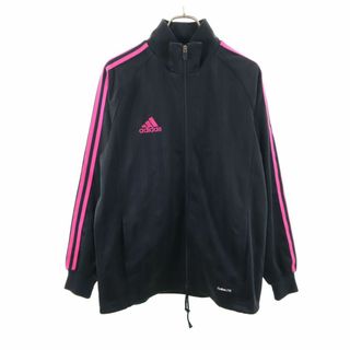 アディダス(adidas)のアディダス 長袖 トレーニングジャージ M ブラック系 adidas メンズ 古着 【240313】(トレーニング用品)