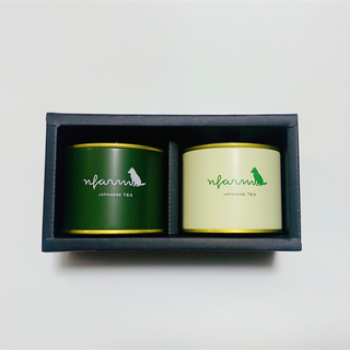 ギフトセット　N farm 缶入　茶葉　50g×2種類　奈良県産　大和茶(茶)
