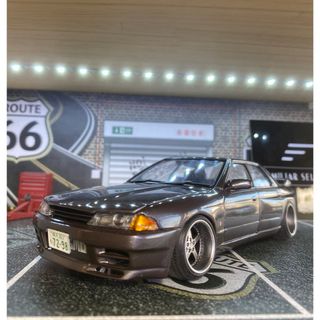 アオシマ(AOSHIMA)のプラモデル完成品アオシマ1/24 R32GT-S タイプM  4ドアGTR仕様(模型/プラモデル)