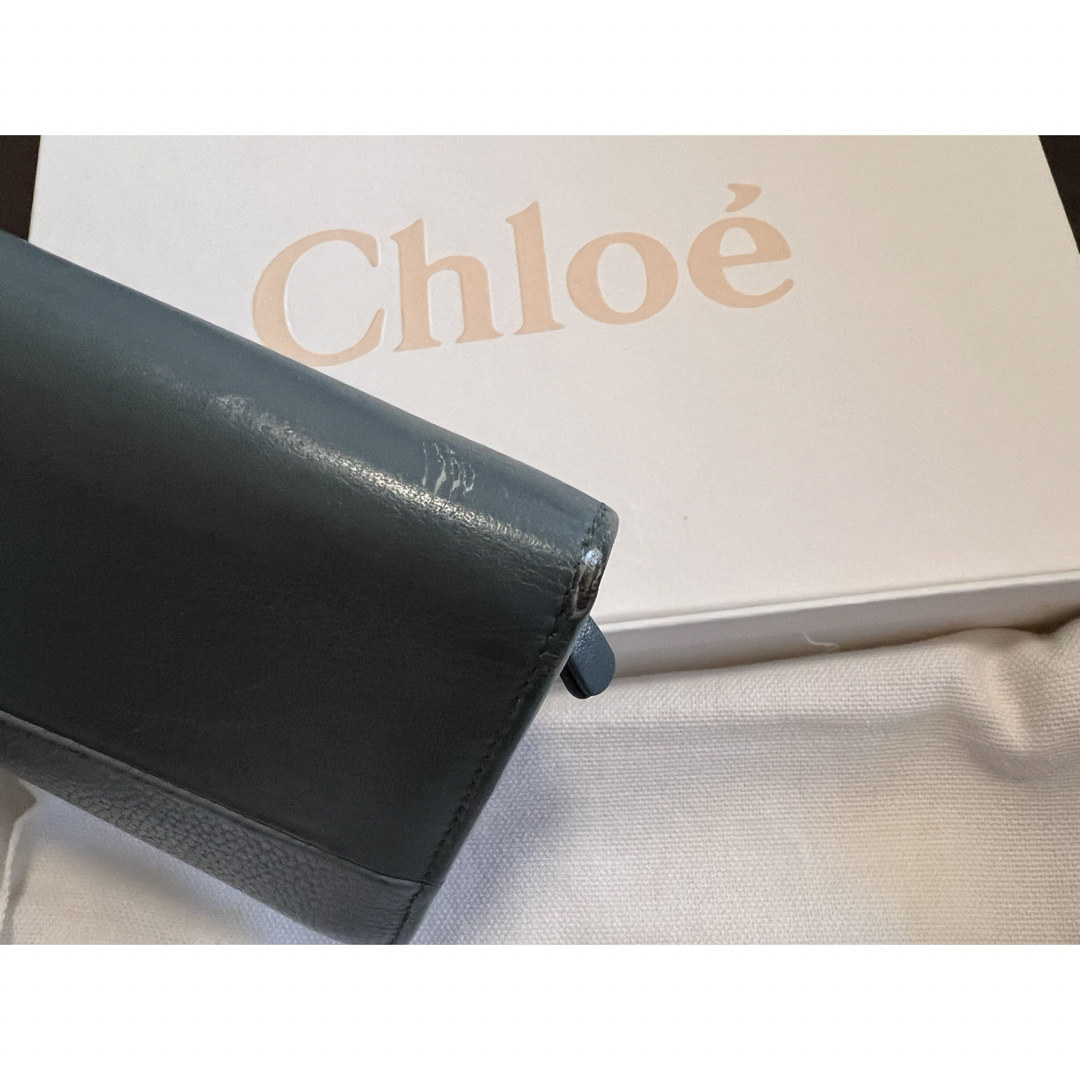 Chloe(クロエ)のChloe クロエ　長財布　ブルー レディースのファッション小物(財布)の商品写真