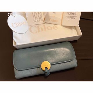 クロエ(Chloe)のChloe クロエ　長財布　ブルー(財布)