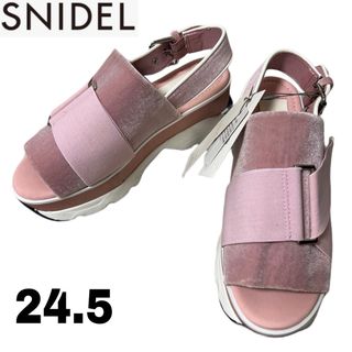 SNIDEL - 【訳あり未使用タグ付き】SNIDEL スナイデル　スニーカーソールサンダル　L