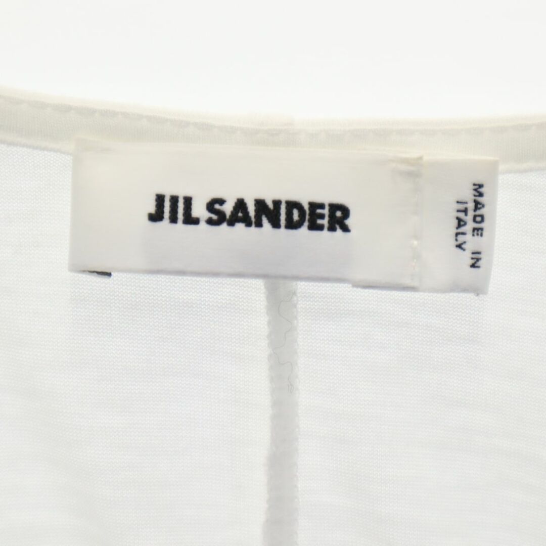 Jil Sander(ジルサンダー)のジルサンダー イタリア製 半袖 Tシャツ 2 ホワイト JIL SANDER レディース 古着 【240313】 メール便可 レディースのトップス(Tシャツ(半袖/袖なし))の商品写真