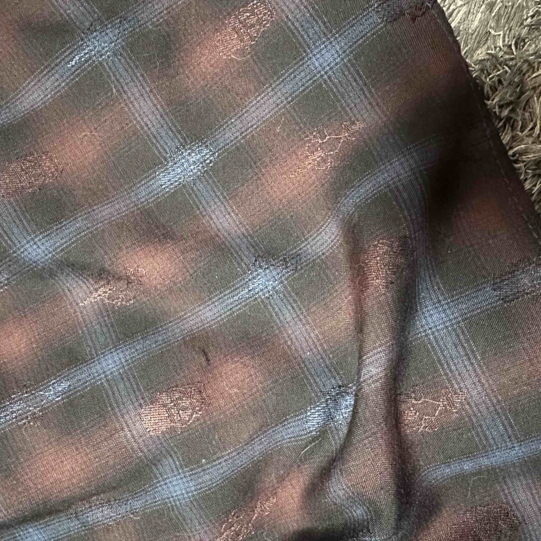 HYSTERIC GLAMOUR(ヒステリックグラマー)のヒステリックグラマー　スカル刺繍　ミモレ丈　チェック　スカート レディースのスカート(ひざ丈スカート)の商品写真