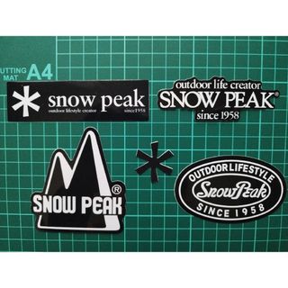 スノーピーク(Snow Peak)の★スノーピーク防水ステッカー5枚★(その他)