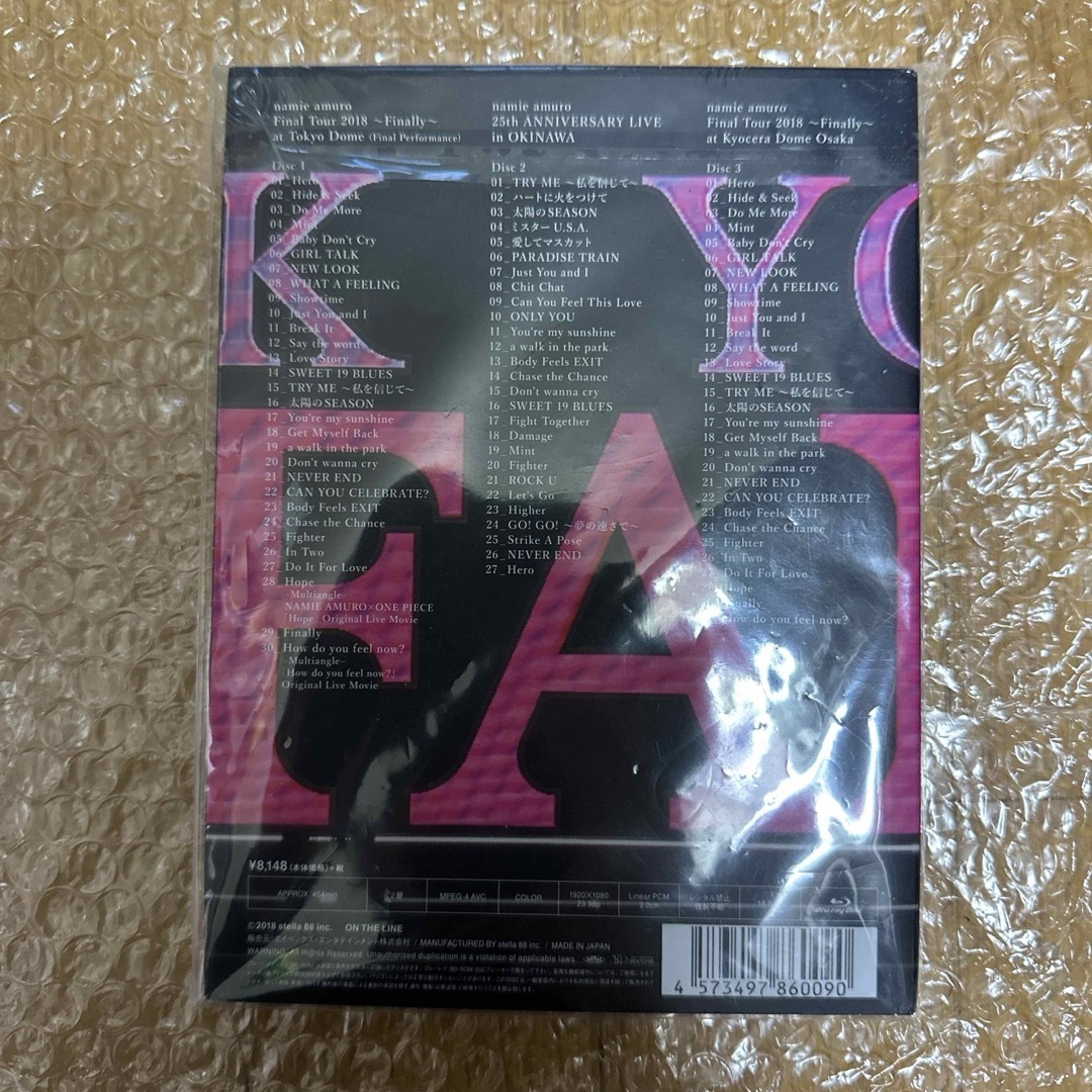 avex(エイベックス)の新品　初回盤 安室奈美恵 3BD Final Tour 2018 Finally エンタメ/ホビーのDVD/ブルーレイ(ミュージック)の商品写真