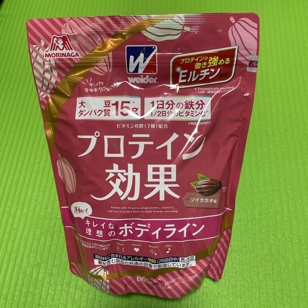 weider(ウイダー)の森永製菓 プロテイン効果 森永ココア味(660g) 食品/飲料/酒の健康食品(プロテイン)の商品写真