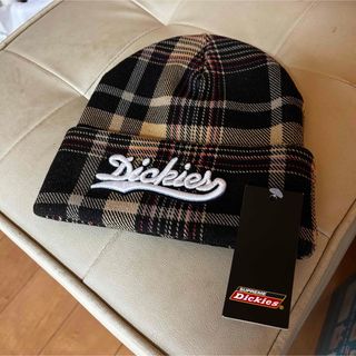 シュプリーム(Supreme)のSUPREME × Dickies ニット帽　チェック(ニット帽/ビーニー)