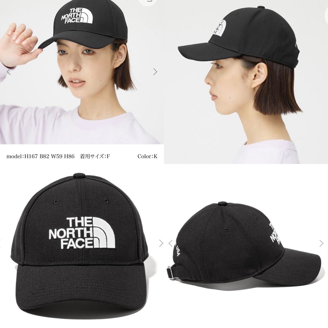 THE NORTH FACE(ザノースフェイス)のノースフェイス  ロゴ　キャップ  ブラック　黒　新品　 NN42242 メンズの帽子(キャップ)の商品写真