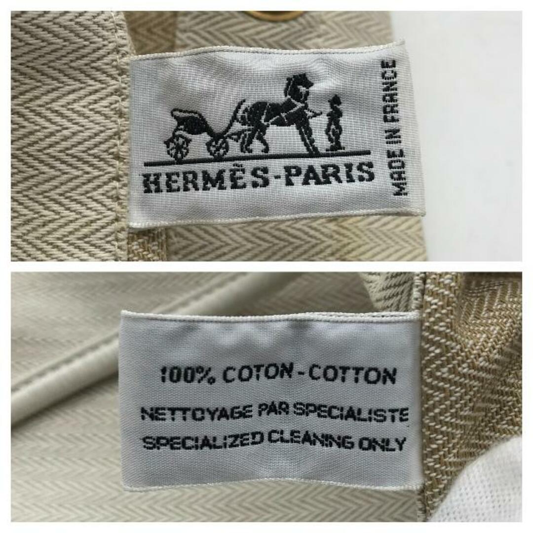 Hermes(エルメス)のHERMES エルメス アリーヌ PM キャンバス レザー トート ワン ショルダー バッグ ホワイト a1274 レディースのバッグ(ショルダーバッグ)の商品写真