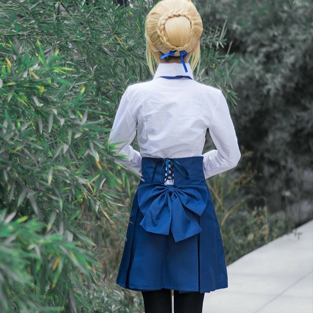 ▽Sサイズ FGO Fate/stay night セイバー コスプレ 私服 エンタメ/ホビーのコスプレ(衣装一式)の商品写真