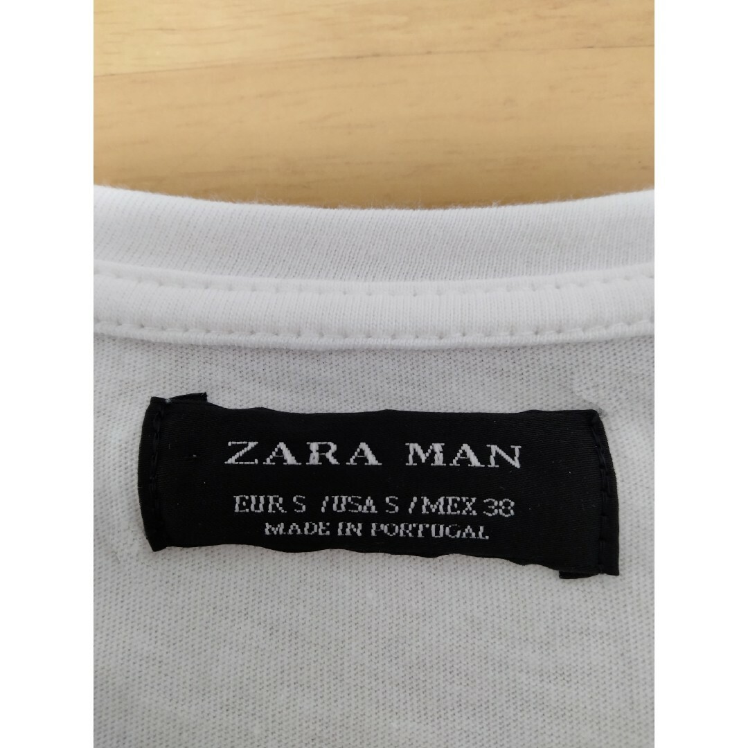 ZARA(ザラ)の【№522】ZARA MAN ザラマン Tシャツ スカル 刺繍 ビックロゴ メンズのトップス(Tシャツ/カットソー(半袖/袖なし))の商品写真