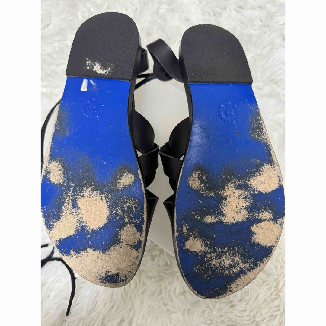 TOMORROWLAND(トゥモローランド)のKYMA サンダル　ヒモサンダル　ブラック レディースの靴/シューズ(サンダル)の商品写真