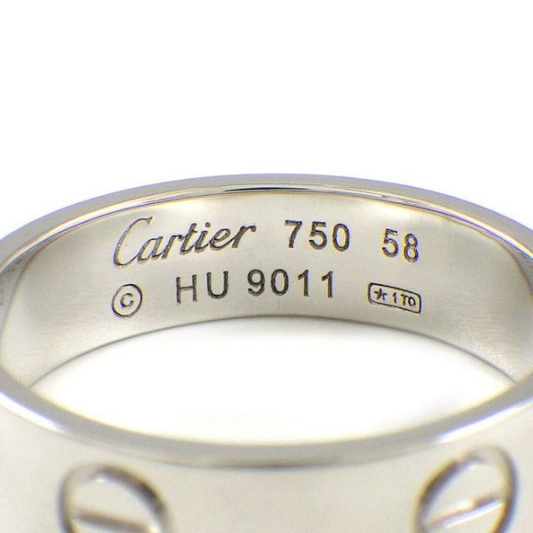 Cartier(カルティエ)のカルティエ Cartier リング ラブ B4084758 K18WG 17.5号 / #58 【中古】 レディースのアクセサリー(リング(指輪))の商品写真