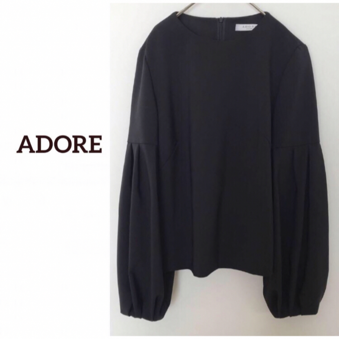 ADORE(アドーア)のADORE  ギャザー　ボリューム袖　ブラウス レディースのトップス(シャツ/ブラウス(長袖/七分))の商品写真