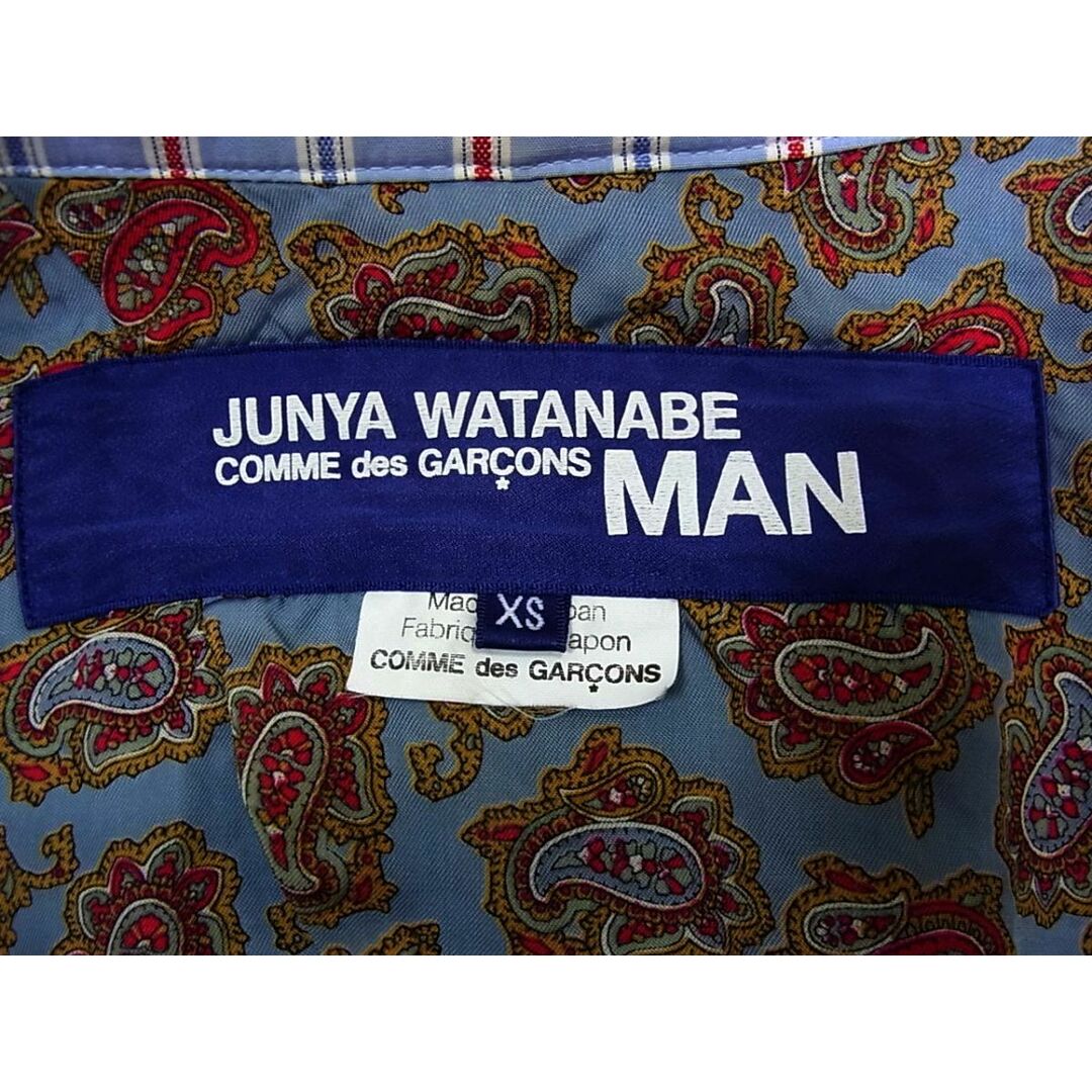 JUNYA WATANABE COMME des GARCONS(ジュンヤワタナベコムデギャルソン)の◆JUNYAWATANABE COMME des GARCONS MAN テーラードジャケット エルボーパッチ チェック柄 ジュンヤワタナベ コムデギャルソン メンズ メンズのジャケット/アウター(テーラードジャケット)の商品写真