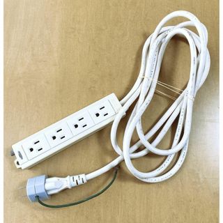 3P 電源タップ 4個口 3P-2P変換プラグ(その他)