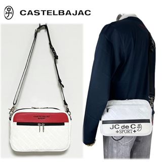 カステルバジャック(CASTELBAJAC)の《カステルバジャック》新品 軽量 ロゴ総柄 ショルダーバッグ ラウンドバッグ(ショルダーバッグ)