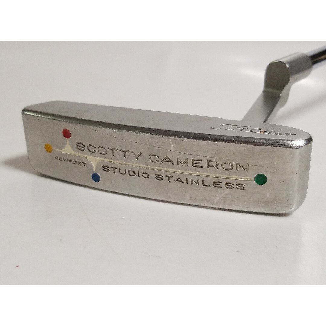 Scotty Cameron(スコッティキャメロン)のスコッティキャメロン スタジオステンレス ニューポート 303 パターカバー付き スポーツ/アウトドアのゴルフ(クラブ)の商品写真