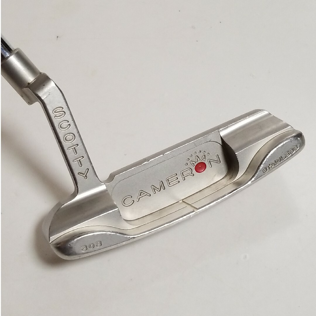 Scotty Cameron(スコッティキャメロン)のスコッティキャメロン スタジオステンレス ニューポート 303 パターカバー付き スポーツ/アウトドアのゴルフ(クラブ)の商品写真