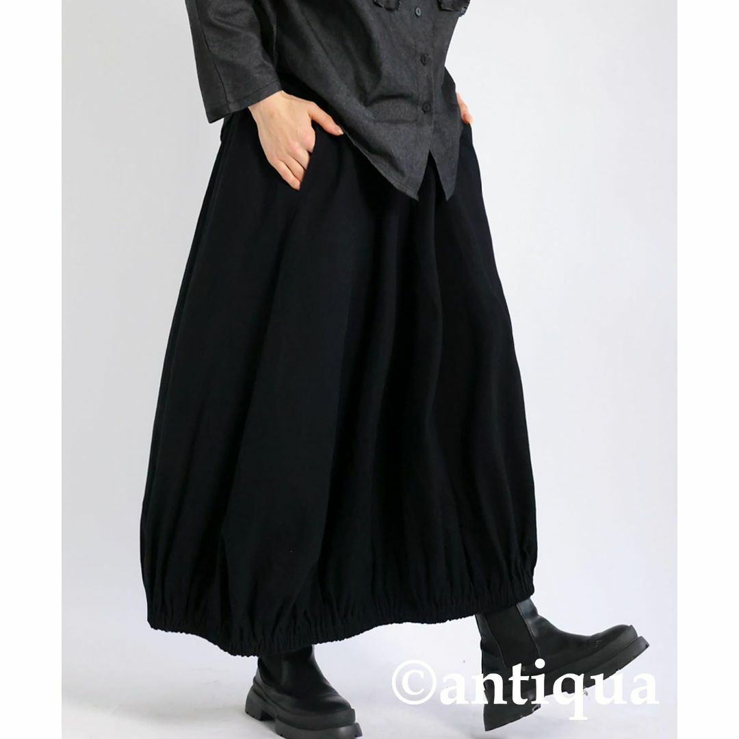 【色: 05 ブラック】[antiqua] [アンティカ] バルーン スカート  レディースのファッション小物(その他)の商品写真