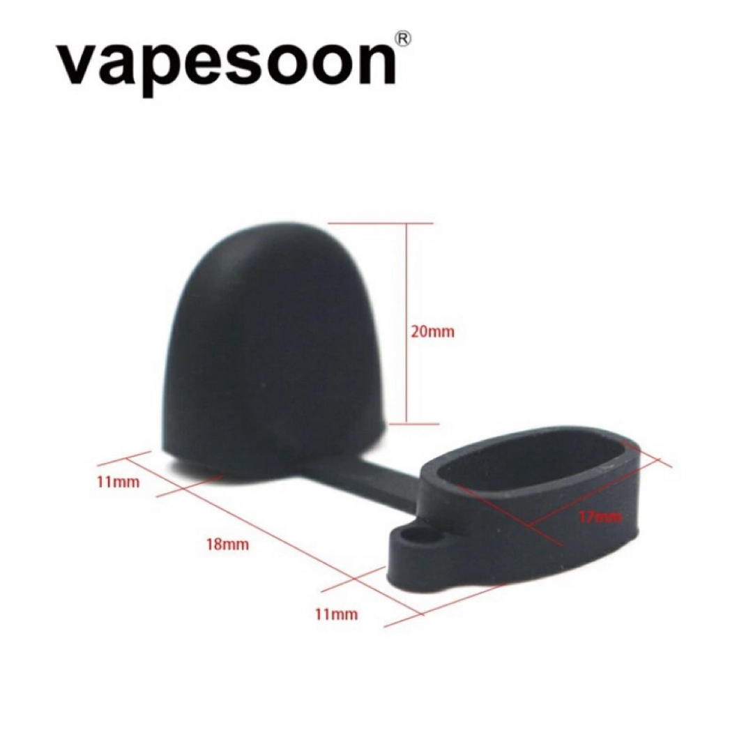 VAPE シリコンキャップ 2個セット メンズのファッション小物(タバコグッズ)の商品写真