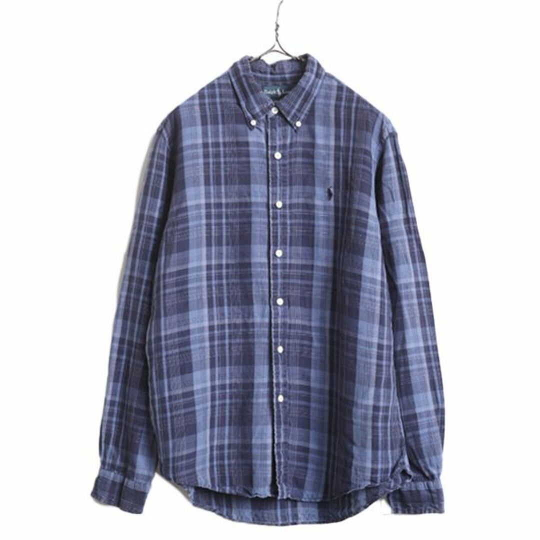 Ralph Lauren - ラルフローレン チェック 長袖 ボタンダウン Ralph Lauren - ラルフローレン チェック 長袖 ボタンダウン