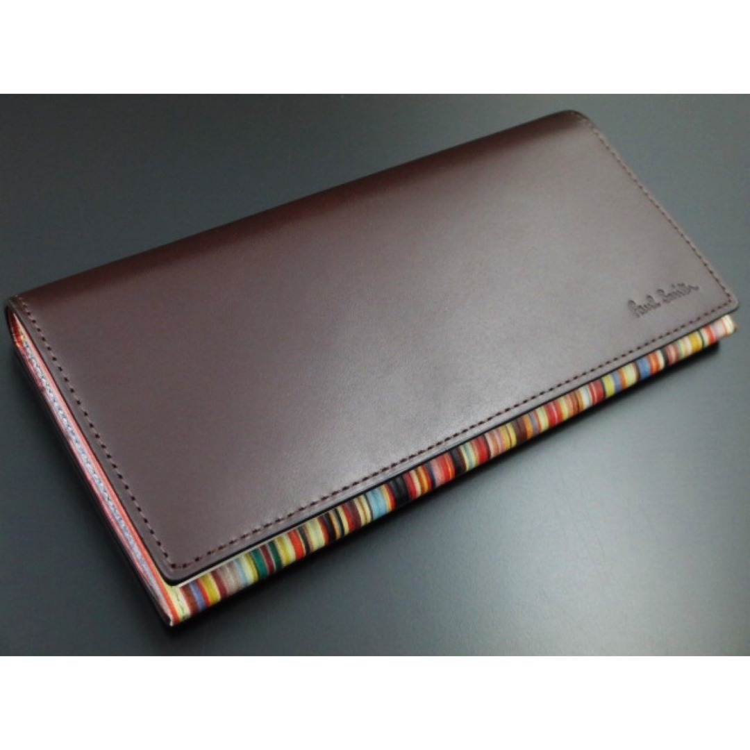 Paul Smith(ポールスミス)の★店頭完売★新品★箱付 ポールスミス 人気マルチインサイド 長財布 濃茶★ メンズのファッション小物(長財布)の商品写真