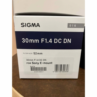シグマ(SIGMA)のSIGMA 広角レンズ 30F1.4 DC DN/SE ソニー　Eマウント(その他)