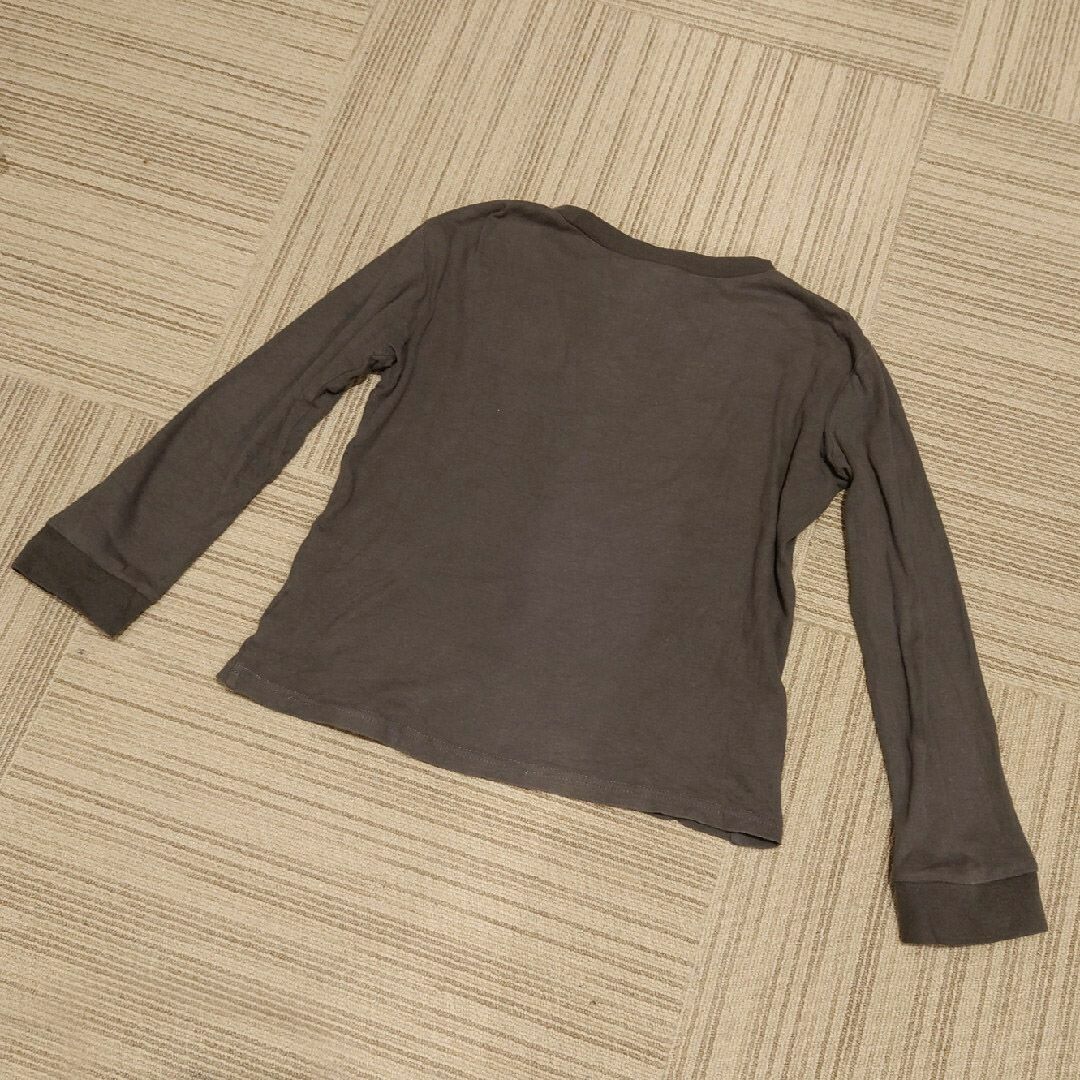 150cm　ディアコロン　長袖カットソー　グレー　DEAR COLOGNE キッズ/ベビー/マタニティのキッズ服男の子用(90cm~)(Tシャツ/カットソー)の商品写真