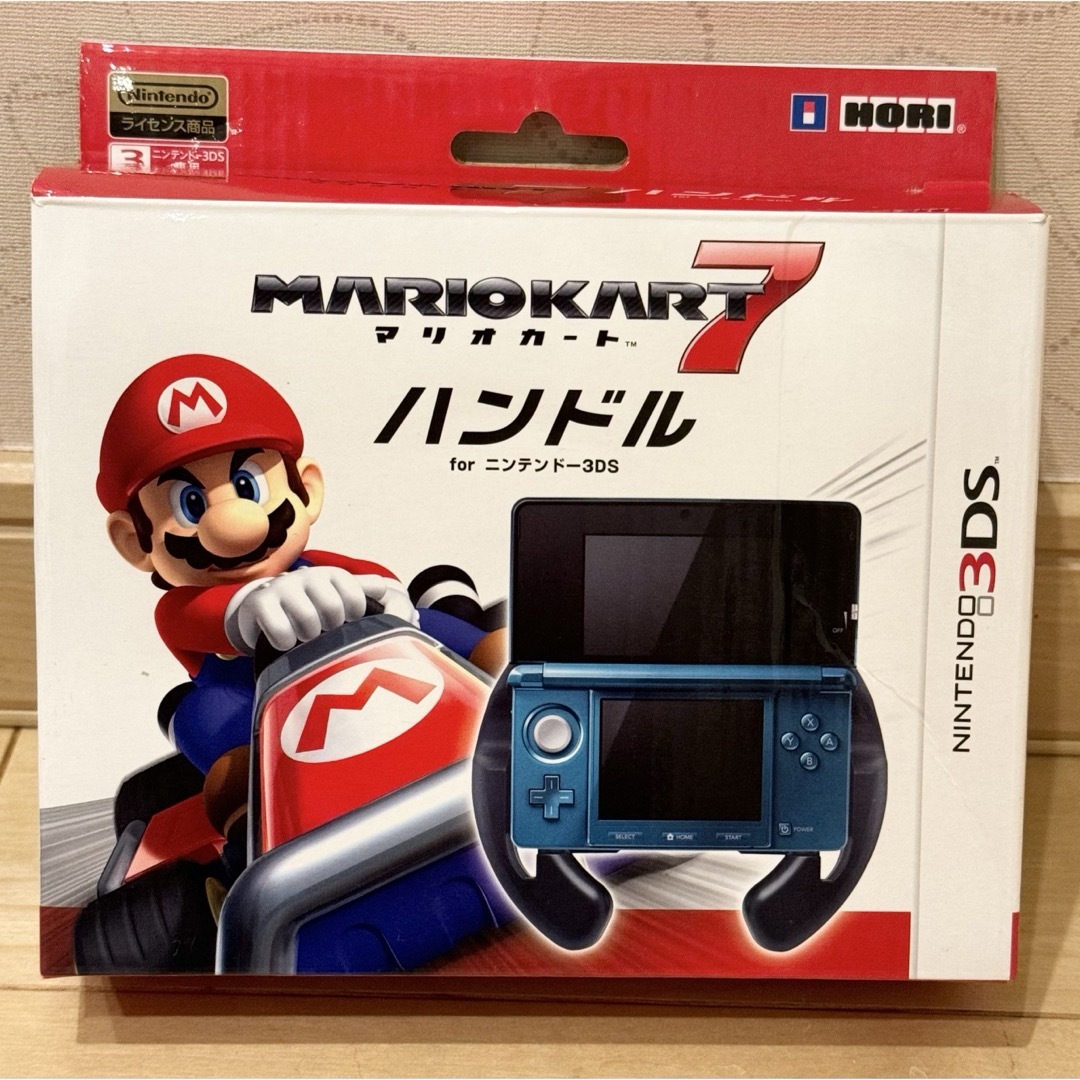 ニンテンドー3DS(ニンテンドー3DS)のマリオカート7ハンドル for ニンテンドー3DS 任天堂ライセンス商品 エンタメ/ホビーのゲームソフト/ゲーム機本体(その他)の商品写真