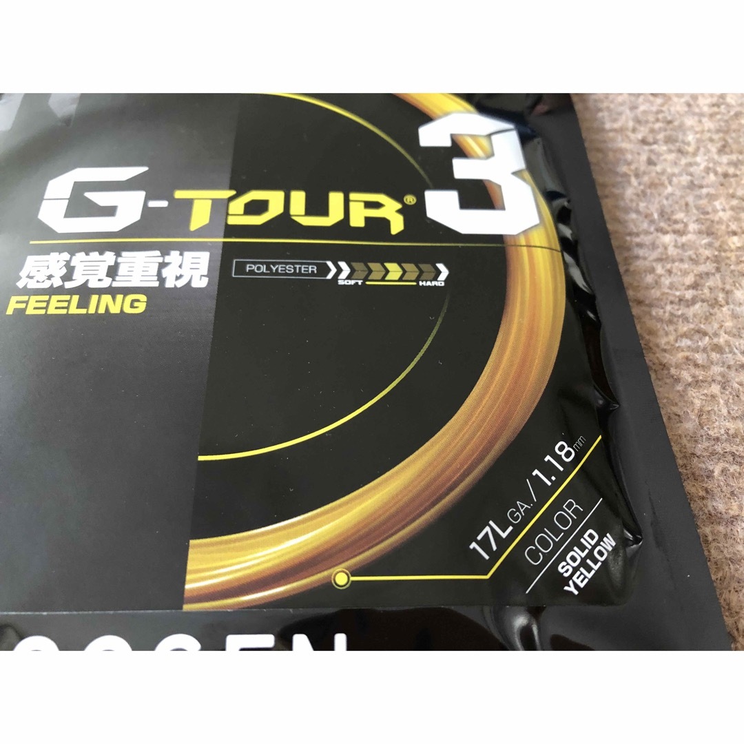 GOSEN(ゴーセン)のテニス ガット GOSEN ゴーセン G-TOUR3 17(グリップテープ付き) スポーツ/アウトドアのテニス(その他)の商品写真