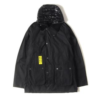 モンクレール(MONCLER)の新品同様 MONCLER モンクレール ジャケット サイズ:XS 22AW BARBOUR ダウンベスト ライナー ワックスコットンジャケット WIGHT バブアー ブラック 黒 アウター コート ブルゾン 上着【メンズ】【中古】(その他)