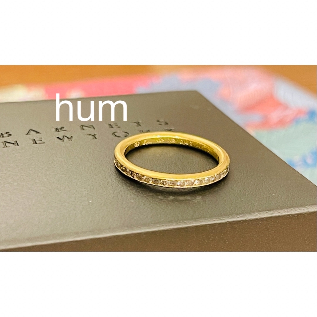 HUM(ハム)の週末お値下げ　hum  フルエタニティリング　ゴールド　9号 レディースのアクセサリー(リング(指輪))の商品写真