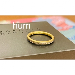 ハム(HUM)の週末お値下げ　hum  フルエタニティリング　ゴールド　9号(リング(指輪))