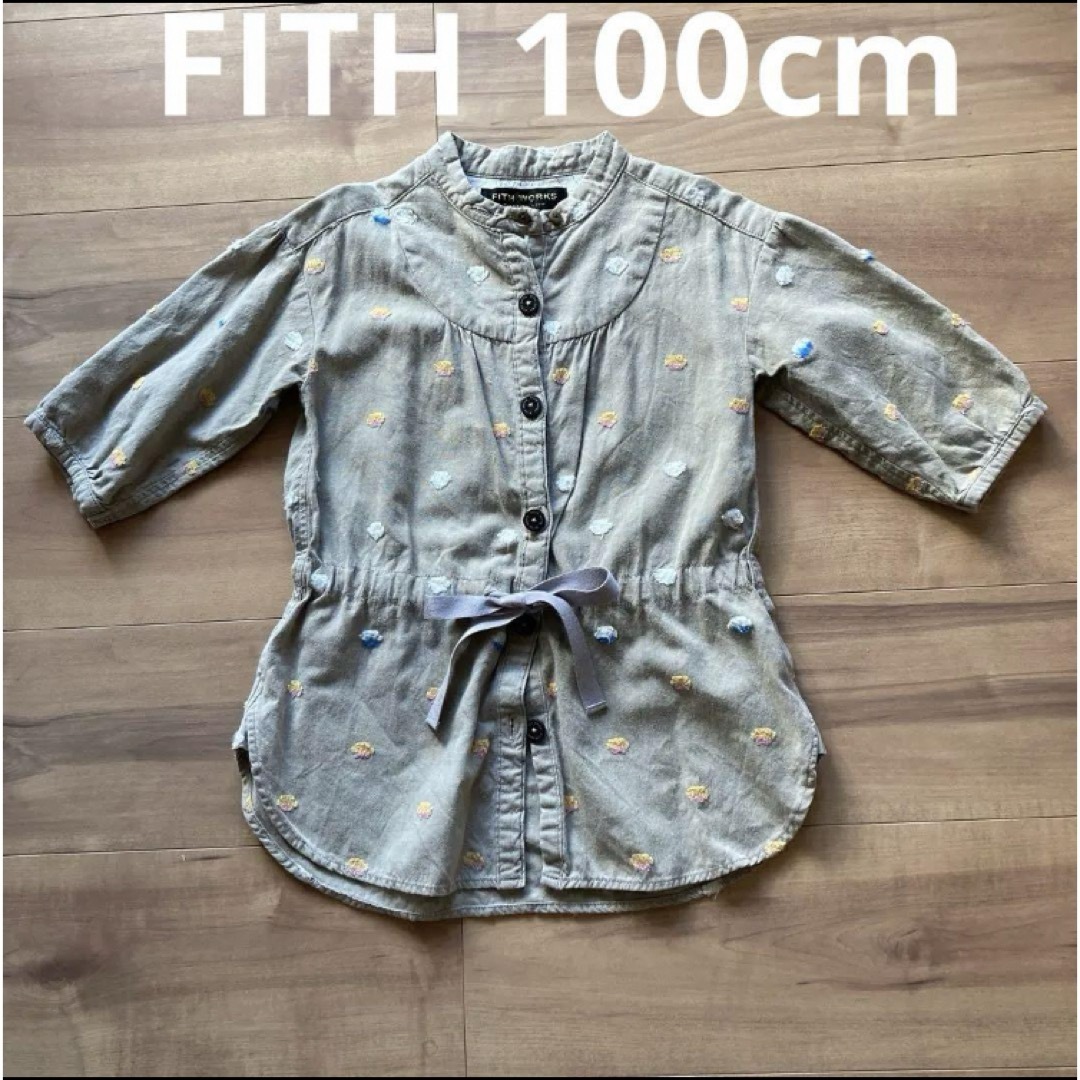 FITH(フィス)のフィス　ワンピース　100cm キッズ/ベビー/マタニティのキッズ服女の子用(90cm~)(ワンピース)の商品写真