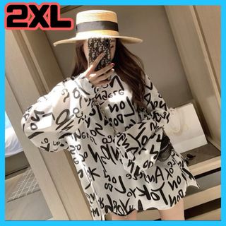 ロンT 2XL 夏服 LL 薄手 レディース 長袖 ゆったり 大きめ 新品(Tシャツ(長袖/七分))