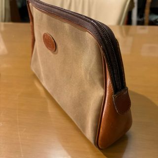 ランセル(LANCEL)の#ランセル#セカンドバッグ#小物入れ#キャンパス#レザー/使い易い/ベージュ#(セカンドバッグ/クラッチバッグ)